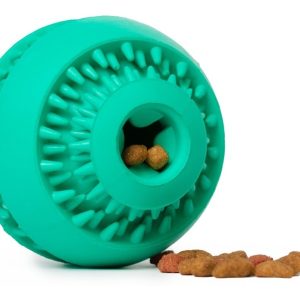 Juguete Pelota Perro Croquetas Resistente Grande Mr Wuff Turquesa L