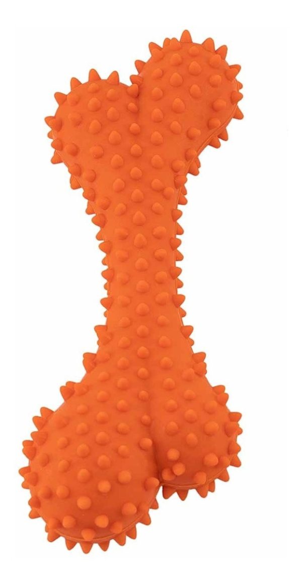 Juguete Para Perro Hueso Mordible Con Textura Sabor Res - Imagen 2