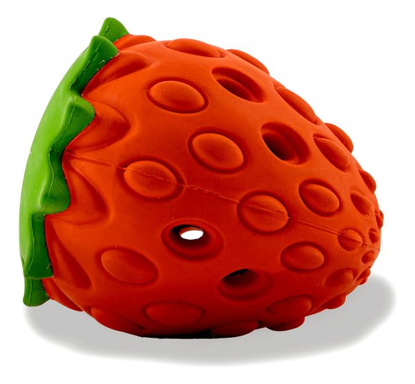 Juguete De Fresa Dispensadora Para Perros Mordible Mr Wuff - Imagen 2