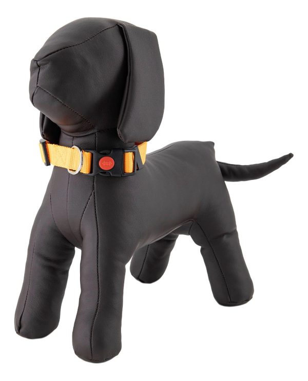 Collar Para Perros Gatos Mascotas Ajustable Mr Wuff Color Naranja Broche Tamaño Del Collar Xl - Imagen 6