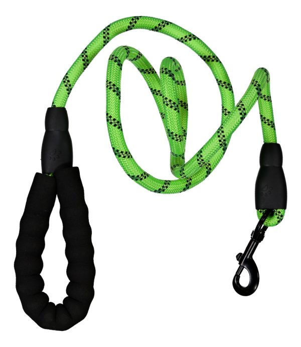 Correa Para Perro Resistente Reflejante 1.50m De Alta Calidad Mr Wuff Color Verde - Imagen 7