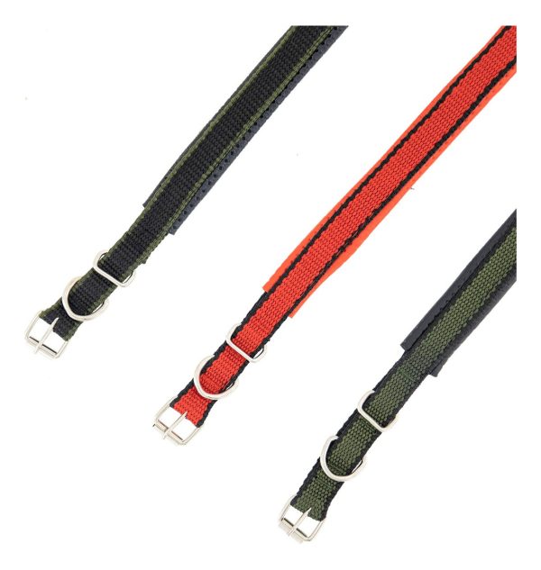Collar Para Perro Cierre Hebilla Metalica Ajustable Mr Wuff Rojo Collar Para Perro M - Imagen 8