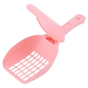 Pala Recogedor Arenero Para Gatos Mr Wuff Con Tapadera Rosa