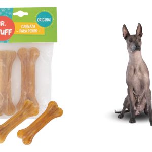 Premios Carnaza Perro 2 Huesos 200gr Mr Wuff Natural