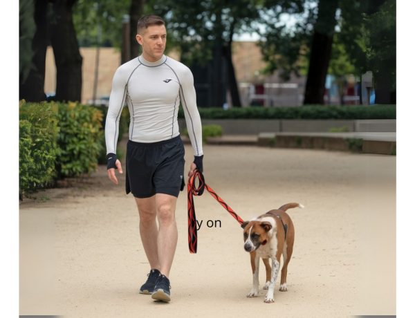 Correa Para Perros Grande Resistente Fuerte 1.20m Mr Wuff Rojo - Imagen 4