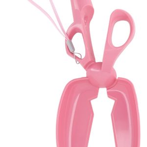 Pala Arenero Para Gatos Mr Wuff Con Forma De Tijera Color Rosa