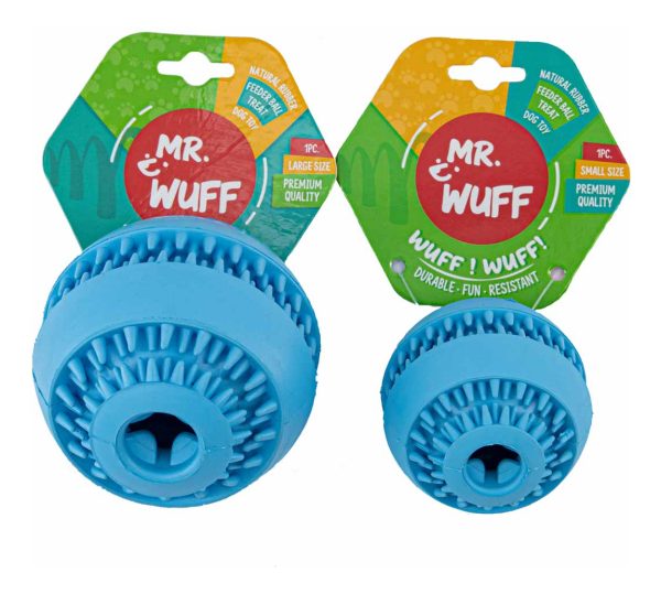 Juguete Pelota Para Croquetas Perro Resistente Grande Mr.w Color Azul - Imagen 12
