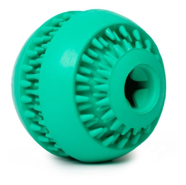 Juguete Pelota Perro Croquetas Resistente Grande Mr Wuff Turquesa L - Imagen 2