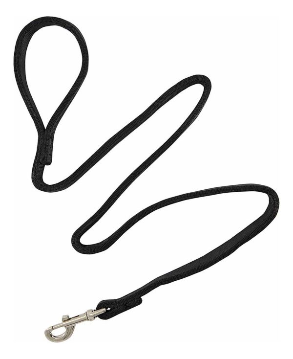 Correa Mr Wuff Perro Grande Cuerda Resistente Y Fuerte Negro - Imagen 2