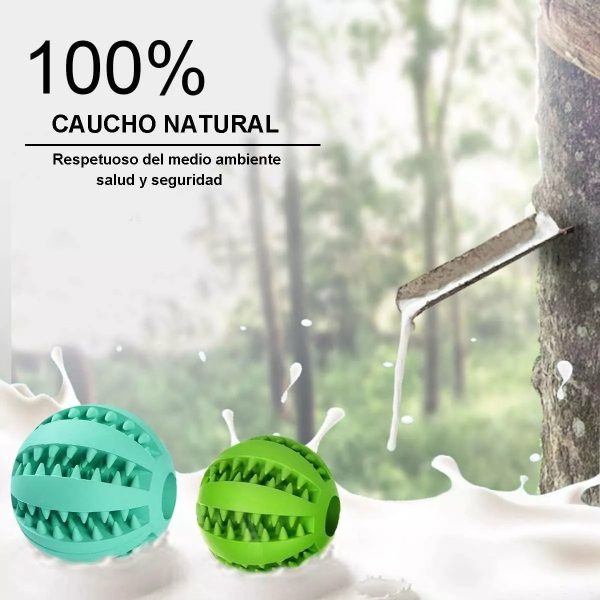 Pelota Para Perro Juguete Resistente Dispensadora De Premios Mr Wuff Grande Color Verde - Imagen 10