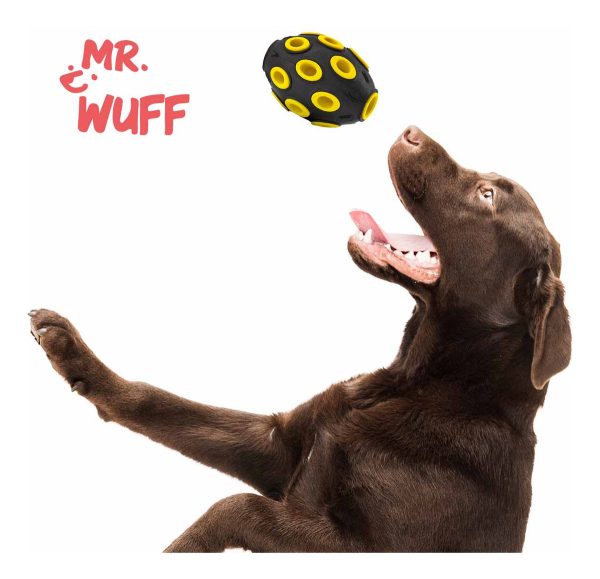 Juguete Pelota Para Perros De Americano 12x7.6cm Mr Wuff Rosa - Imagen 6