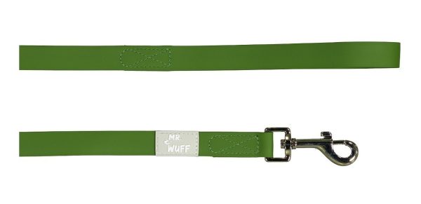 Correa Para Perro Resistente Calidad Mr Wuff Verde Militar