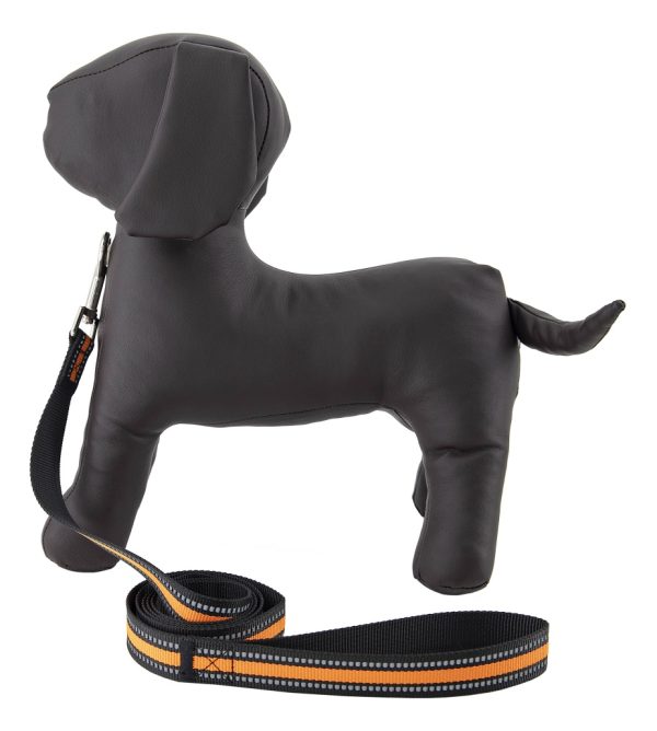 Correa Para Perro Resistente Fuerte Reflejante Mr Wuff Color Naranja - Imagen 7
