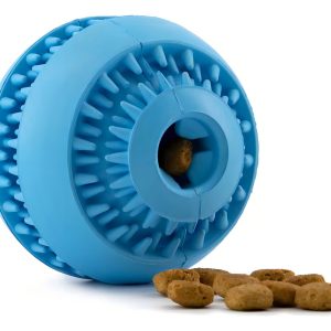 Juguete Pelota Para Croquetas Perro Resistente Grande Mr.w Color Azul