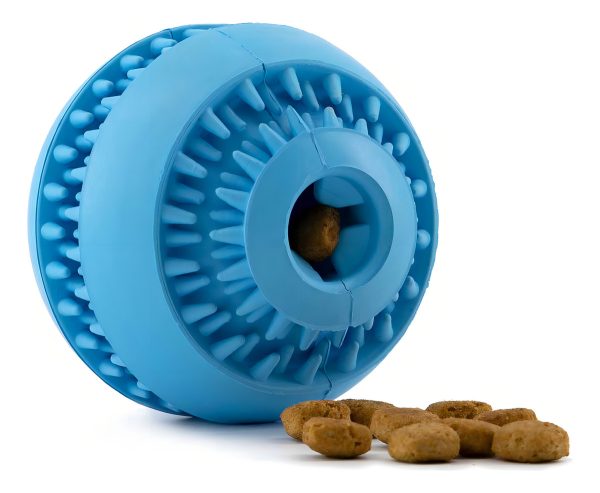 Juguete Pelota Para Croquetas Perro Resistente Grande Mr.w Color Azul