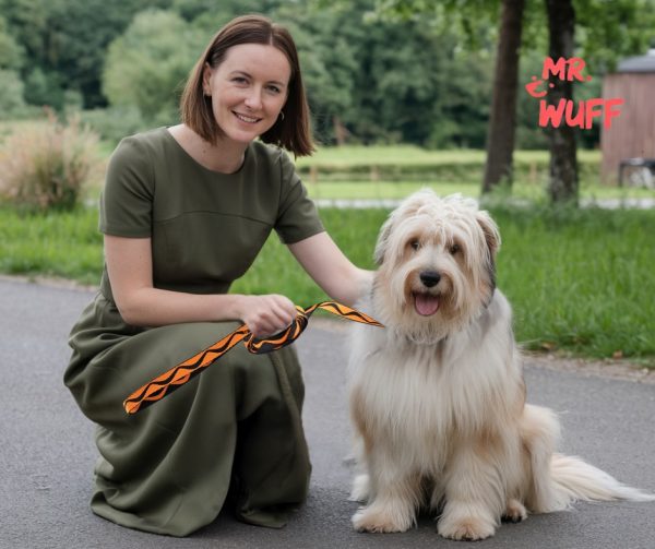 Correa Para Perros Grande Resistente Fuerte 1.20m Mr Wuff Color Naranja - Imagen 6