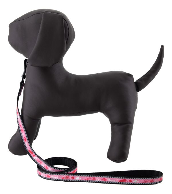 Correa Para Perros Grande Resistente Fuerte 1.20m Mr Wuff Rosa Flores - Imagen 7