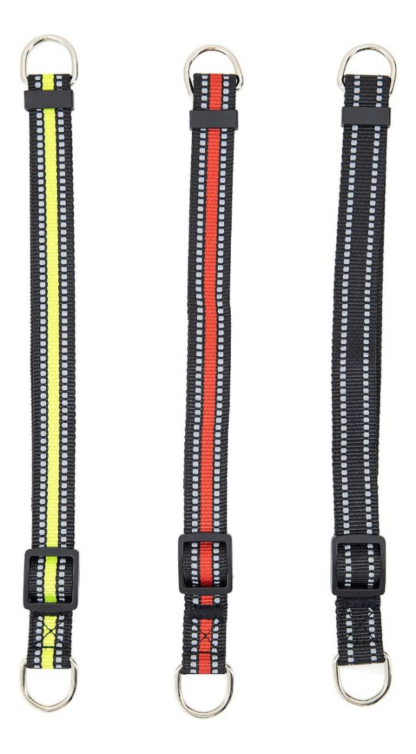 Collar Para Perro Reflejante Cierre Argollas Ajusta Mr Wuff Color Amarillo Tamaño Del Collar Xl - Imagen 4