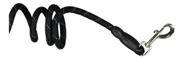 Correa Para Perro Resistente Reflejante 1.50m De Alta Calidad Mr Wuff Color Negro - Imagen 6