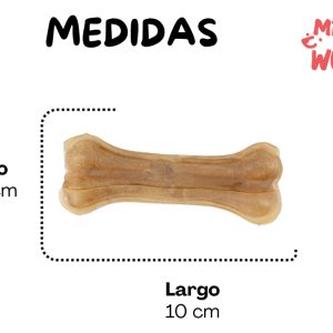Premios Carnaza Perro 2 Huesos 200gr Mr Wuff Natural