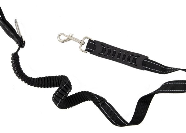 Correa Cinturon Auto Mr Wuff Para Perro Elastica Resistente Color Negro Negro - Imagen 5