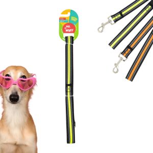 Correa Para Perro Resistente Fuerte Reflejante Mr Wuff Color Verde