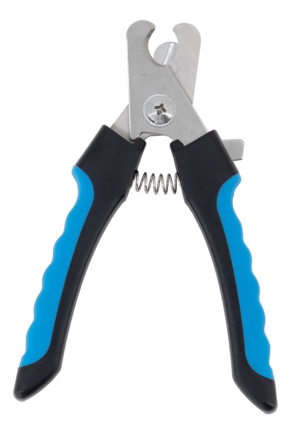 Corta Uñas Perro Gato Mascota Mr Wuff Antdeslizante Color Azul