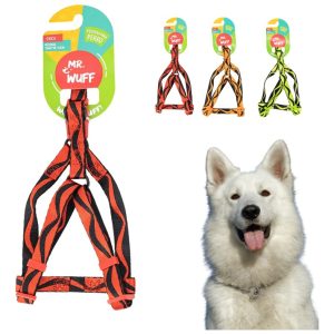 Pechera Arnes De Seguridad Para Perros Resistente Mr Wuff Rojo L