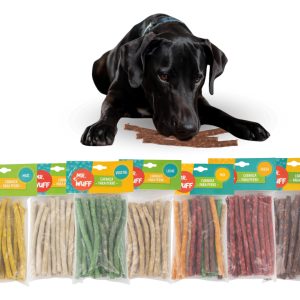 Premios Carnaza Perro Snack 20 Palitos 250gr Mr Wuff Carne