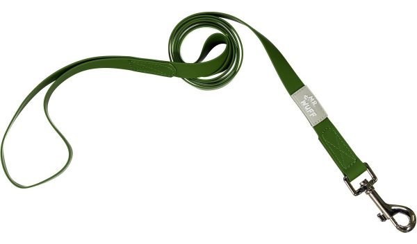 Correa Para Perro Resistente Calidad Mr Wuff Color Verde Militar - Imagen 2