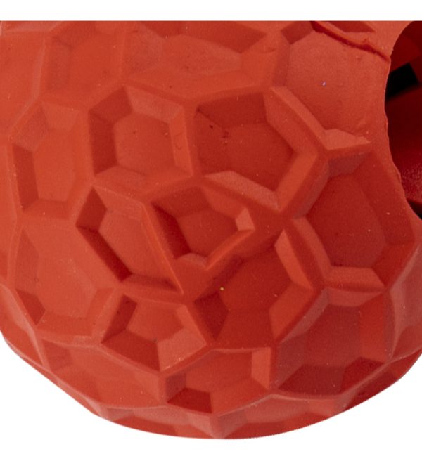 Comedero Para Perros Pelota Juguete Para Mascotas Mr Wuff Rojo Chico - Imagen 2