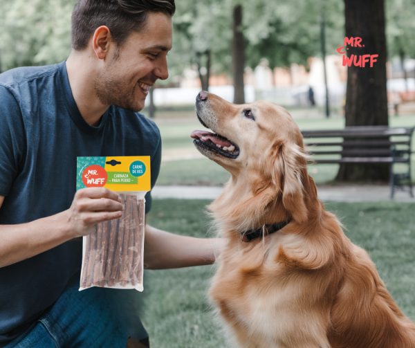 Premios Carnaza Perro Snack 20 Palitos 250gr Mr Wuff Carne - Imagen 6