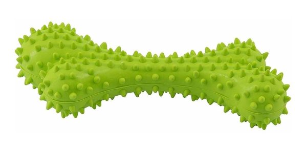 Juguete Para Perro Hueso Mordible Con Textura Sabor Res Verde - Imagen 8