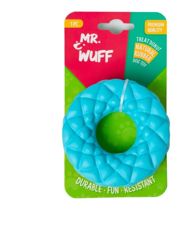 Juguete Para Perro Dispensador Premios Estimulante Mr. Wuff Azul - Imagen 2