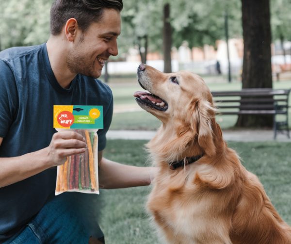 Premios Carnaza Perro Snack 20 Palitos 250gr Mr Wuff Mixto - Imagen 7