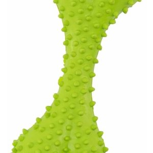 Juguete Para Perro Hueso Mordible Con Textura Sabor Res Verde