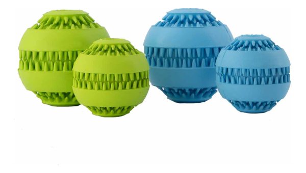 Juguete Pelota Para Croquetas Perro Resistente Grande Mr.w Color Azul - Imagen 8