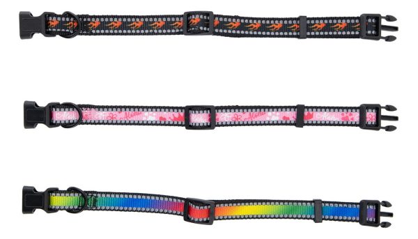 Collar Para Perro Gato Broche Ajustable Mr Wuff Color Multicolor Formas Tamaño Del Collar M - Imagen 8