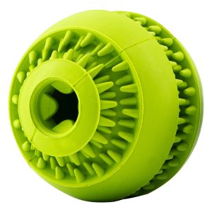 Pelota Para Perro Juguete Resistente Dispensadora De Premios Mr Wuff Grande Color Verde