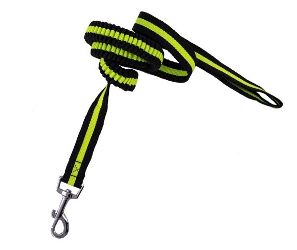 Correa Para Perro Elástica 1.20m Resistente De Alta Calidad Gancho Metalico Color Verde - Imagen 8