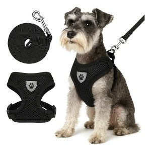 Pechera Perro Arnes Seguridad Mr Wuff Chico Mediano Y Grande Negro L42-56cm