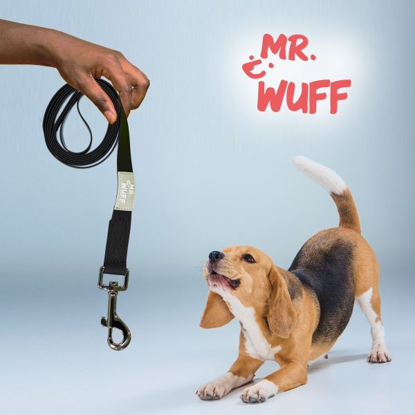 Correa Para Perro Resistente Calidad Mr Wuff Negro - Imagen 5