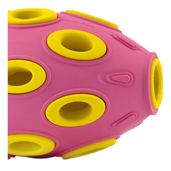 Juguete Pelota Para Perros De Americano 12x7.6cm Mr Wuff Rosa - Imagen 4