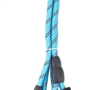 Correa Para Perro Fuerte Reflejante Mango Acolchado Mr Wuff Color Azul