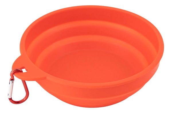 Plato Comedero Para Perro Plegable 17x11x5cm Mr Wuff Color Rojo - Imagen 2