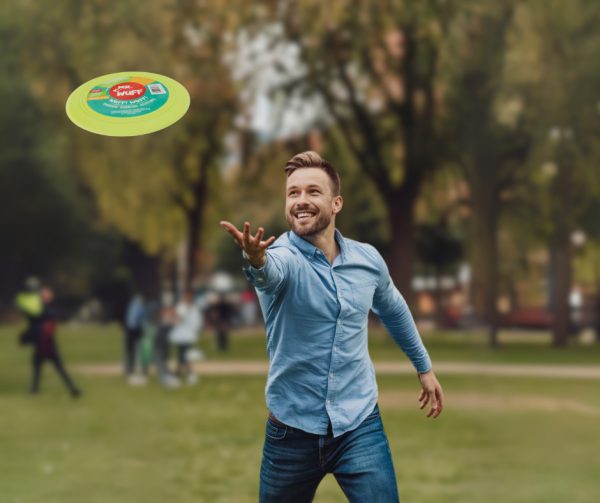 Frisbee Volador Perro Mr Wuff Resistente Flexible Verde - Imagen 5