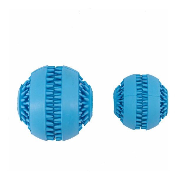 Juguete Pelota Para Croquetas Perro Resistente Grande Mr.w Color Azul - Imagen 9