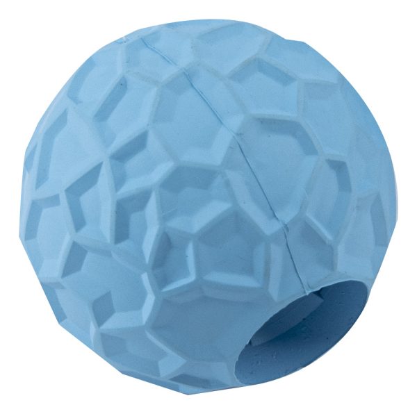 Comedero Para Perros Pelota Juguete Para Mascotas Mr Wuff Azul Chico