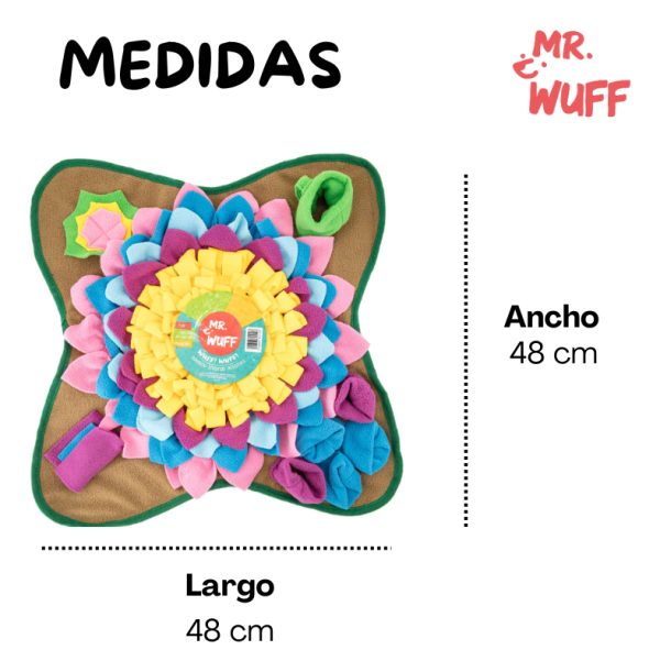 Tapete Juego Interactivo Perro Gato Alfombra 48x48cm Mr Wuff - Imagen 3