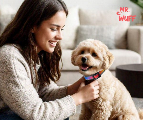Collar Para Perro Gato Broche Ajustable Mr Wuff Multicolor Formas M - Imagen 7
